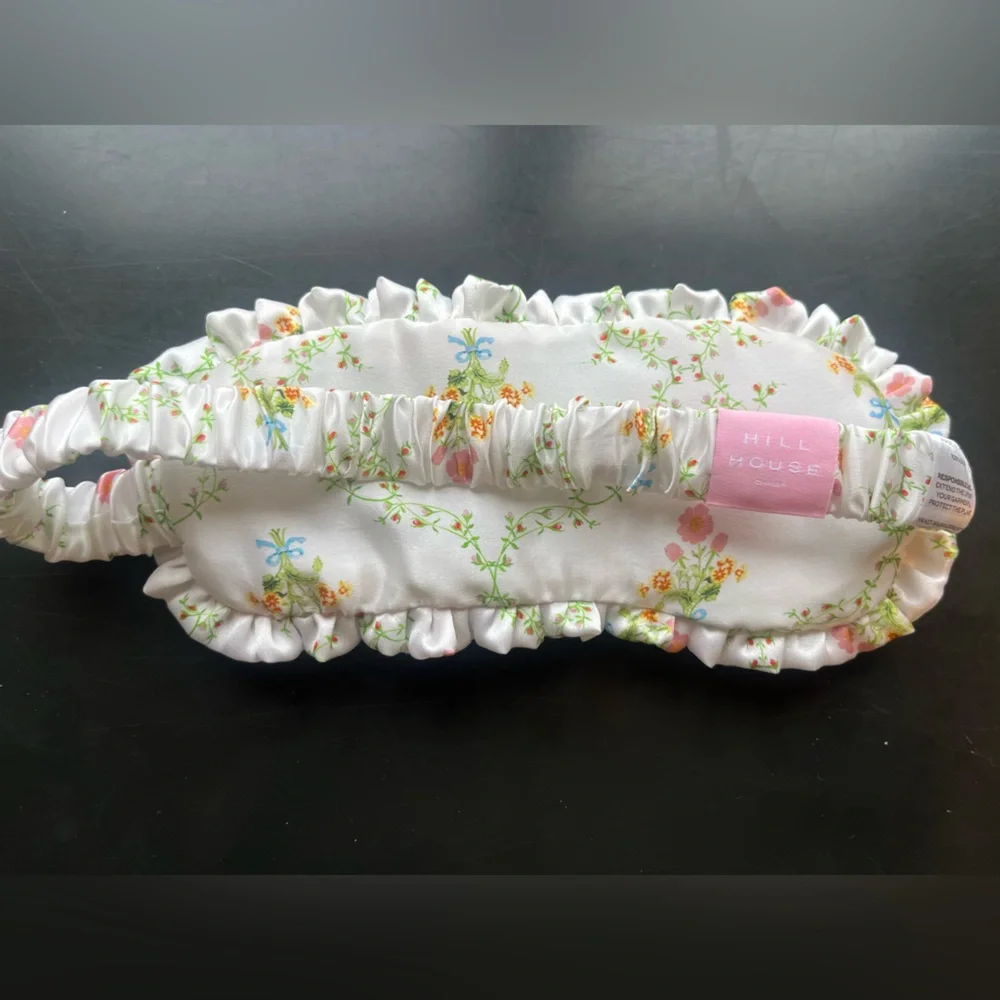 Hill House Ruffle Silk Eye Mask - Picture 6 of 7
